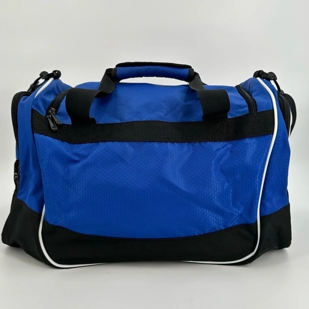 Adidas Royal Blue/Black Multi Pocket Large Gym/Travel Bag Like New Adidas Logo